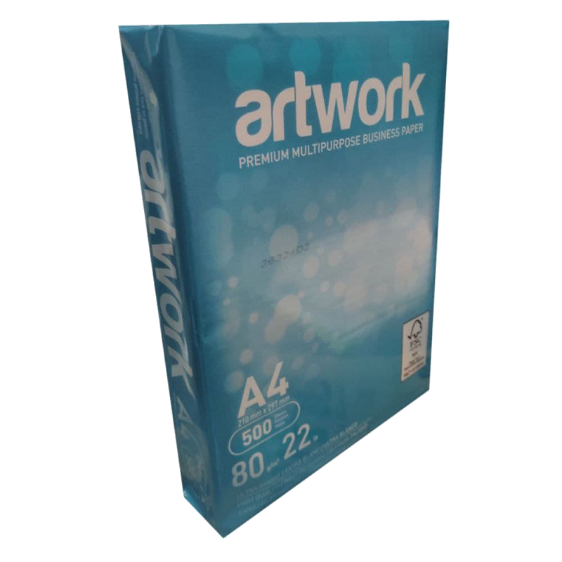 Папір для друку ARTWORK A4, 80 г/м2, 500 арк., білий